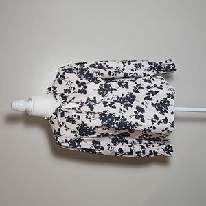 Ruffled Floral Blouse Sz M